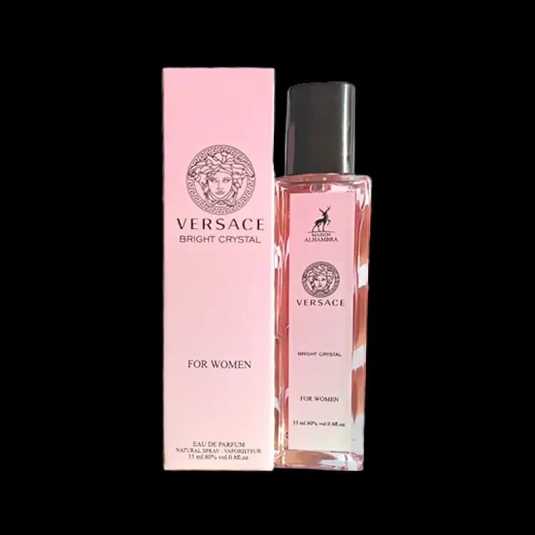 ادکلن جیبی الحمبرا ورساچه برایت کریستال ادو پرفیوم 35 میلی لیتر | Alhambra Pocket Versace Bright Crystal 35ml EDP — تصویر ۲