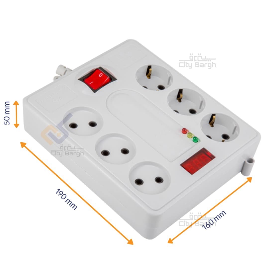 محافظ 6 خانه 3 متری پارت الکتریک کد 7381 — تصویر ۲