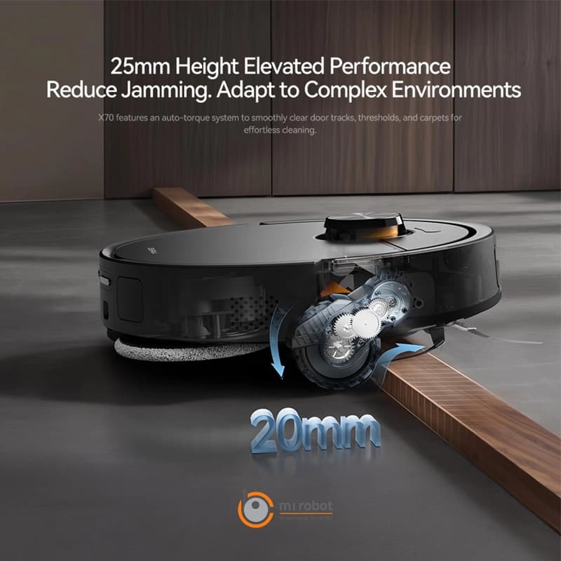 جارو رباتیک شیائومی Deerma X70 Smart Robot Vacuum Cleaner — تصویر ۳