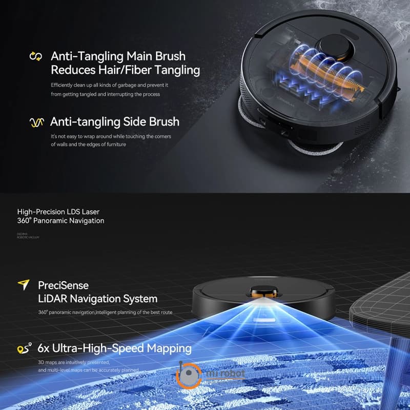 جارو رباتیک شیائومی Deerma X70 Smart Robot Vacuum Cleaner — تصویر ۷