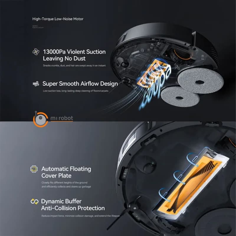 جارو رباتیک شیائومی Deerma X70 Smart Robot Vacuum Cleaner — تصویر ۶