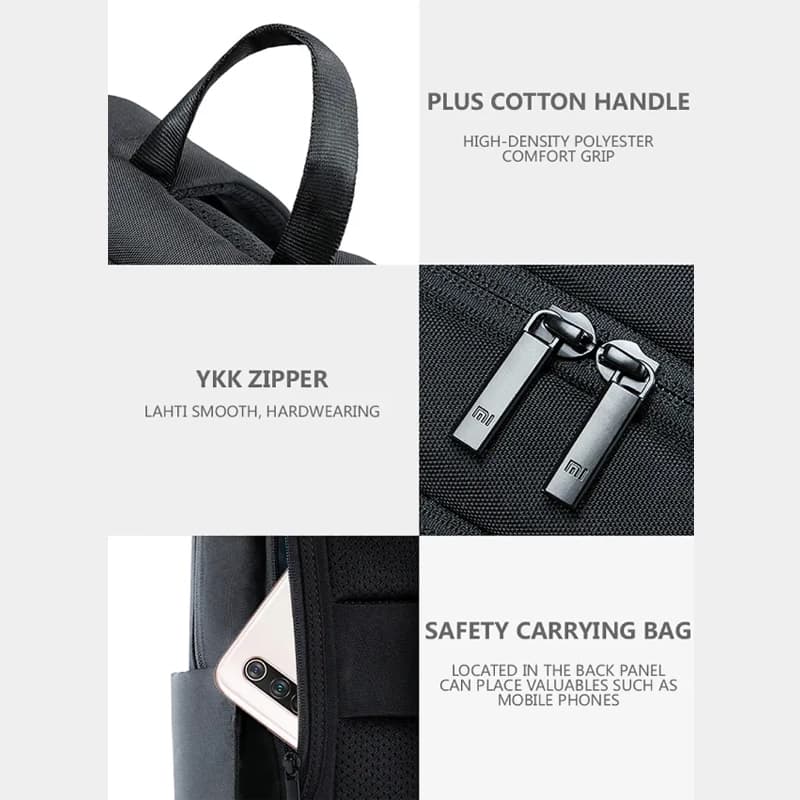 کوله پشتی لپ تاپ شیائومی Mi Classic Business Backpack 2 — تصویر ۹