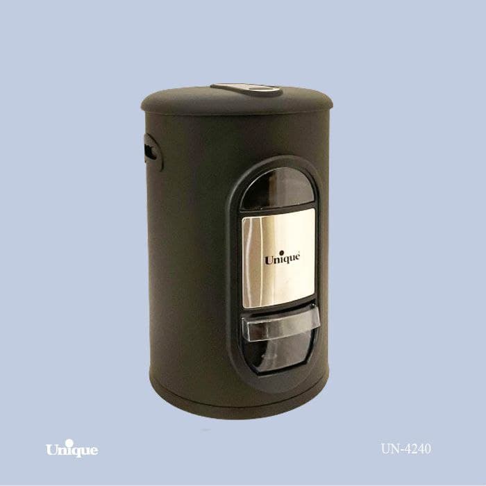 سطل برنج پیمانه دار مشکی یونیک
