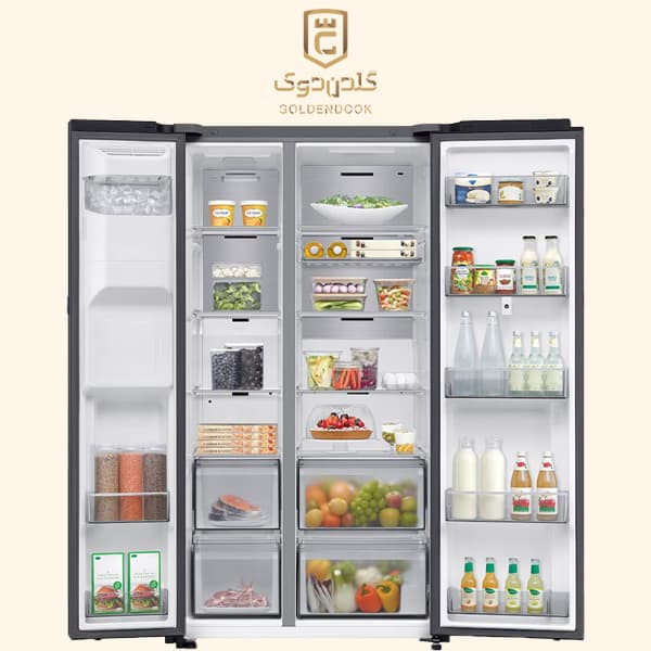 یخچال ساید بای ساید سامسونگ مدل RS90F66B1FAE — تصویر ۸