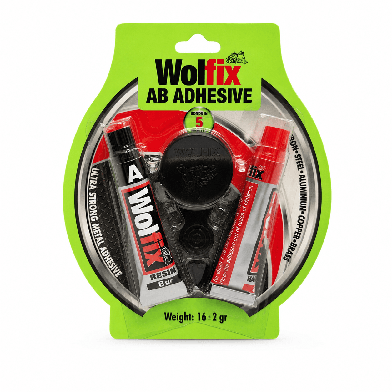 چسب دوقلو فولاد ولفیکس (Wolfix) مدل AB Adhesive – وزن ۱۶ گرم
