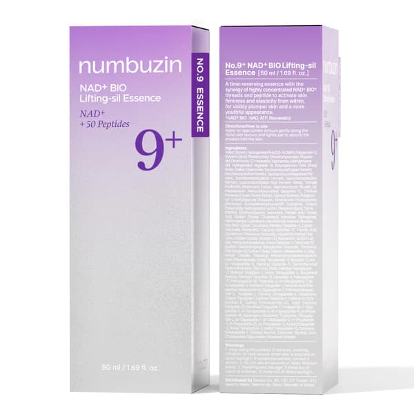 اسنس بایو لیفتینگ ضدچروک شماره ۹ نامبوزین numbuzin No.9 NAD+ BIO Lifting-sil Essence — تصویر ۵