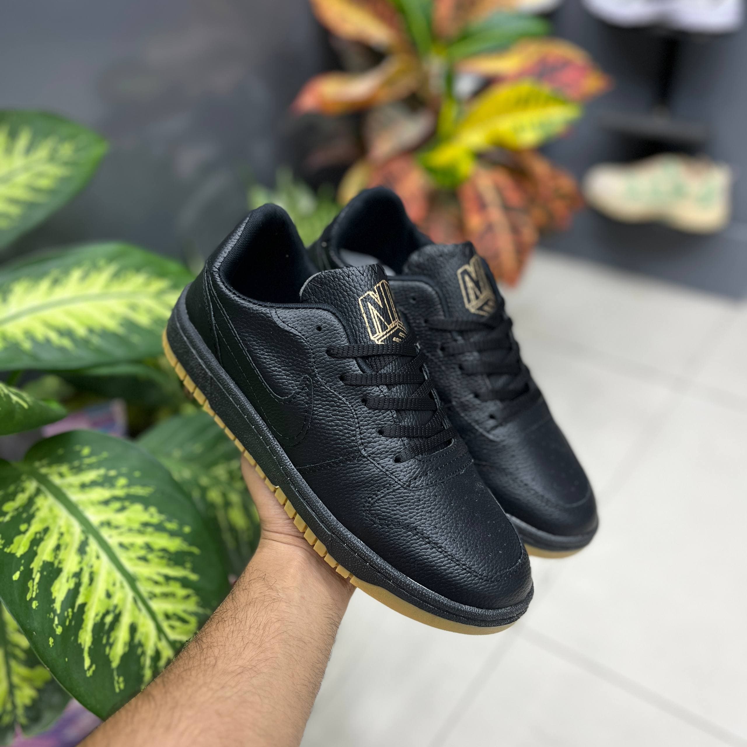 کتونی نایک ایرفورس مردانه مشکی (Nike Air Force)کد 382