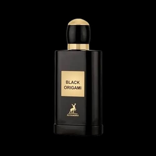 عطر و ادکلن الحمبرا تام فورد بلک ارکید (بلک اوریگامی) ادو پرفیوم 100 میلی لیتر شرکتی | Alhambra Black Origami 100ml EDP — تصویر ۲