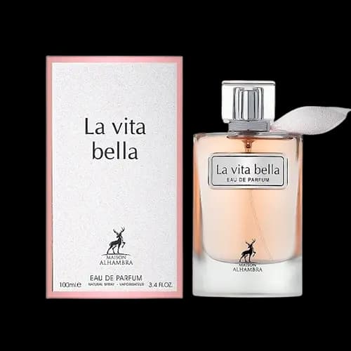 عطر و ادکلن الحمبرا لانکوم لاویه است بله (لا ویتا بلا) ادو پرفیوم 100 میلی لیتر شرکتی | Alhambra La Vita bella 100ml EDP