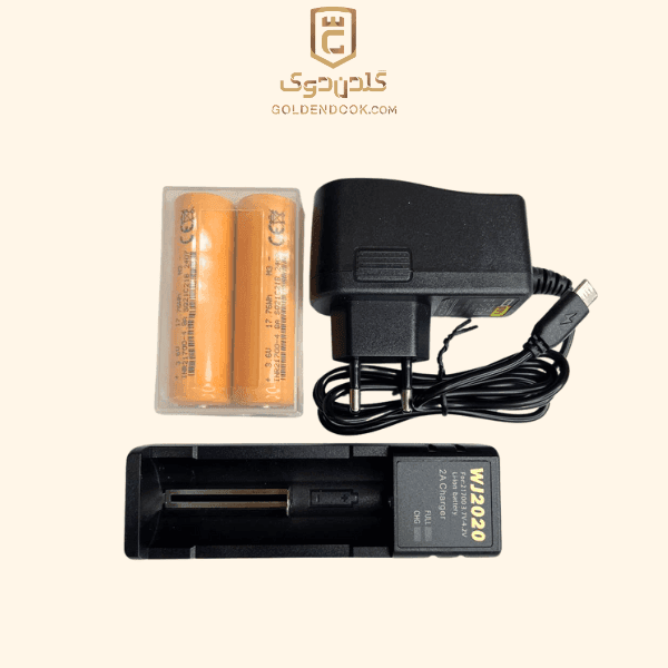 قیچی شارژی ملخی جیابی مدل JW-2 با نور لیزری — تصویر ۴