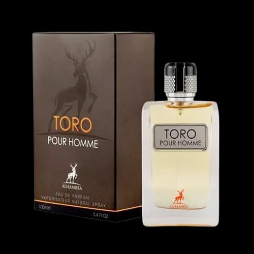 عطر و ادکلن الحمبرا تورو پور هوم (هرمس تق هرمس) ادو پرفیوم 100 میلی لیتر شرکتی | Alhambra Toro Pour Home 100ml EDP