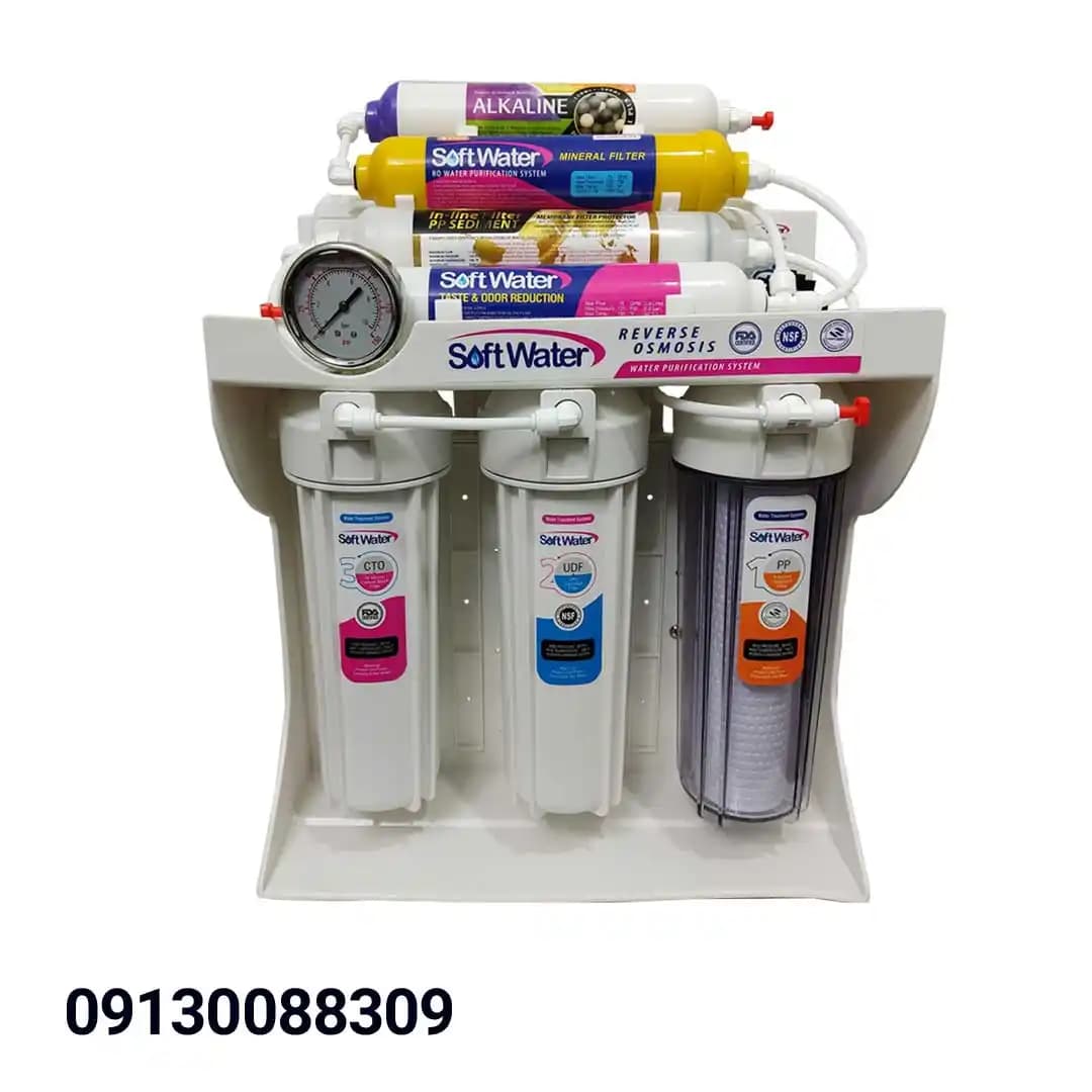دستگاه تصفیه آب سافت واتر soft water هشت 8 مرحله