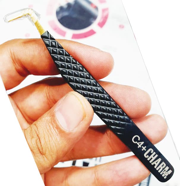 پنس چارم لش 90 درجه مدل C4 — تصویر ۴