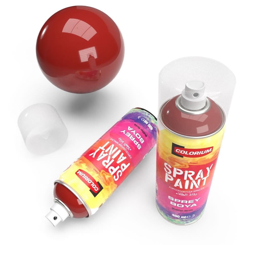 اسپری رنگ آکریلیک قرمز کارمن رال 3002 کلوریوم – Colorium – RAL 3002 – Carmine Red – Spray Paint
