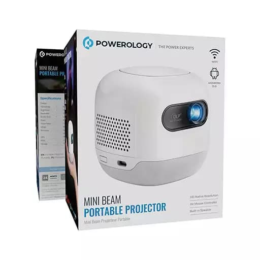 مینی ویدیو پرژکتور قابل حمل پاورولوژی مدل PWMPM2WH — تصویر ۴