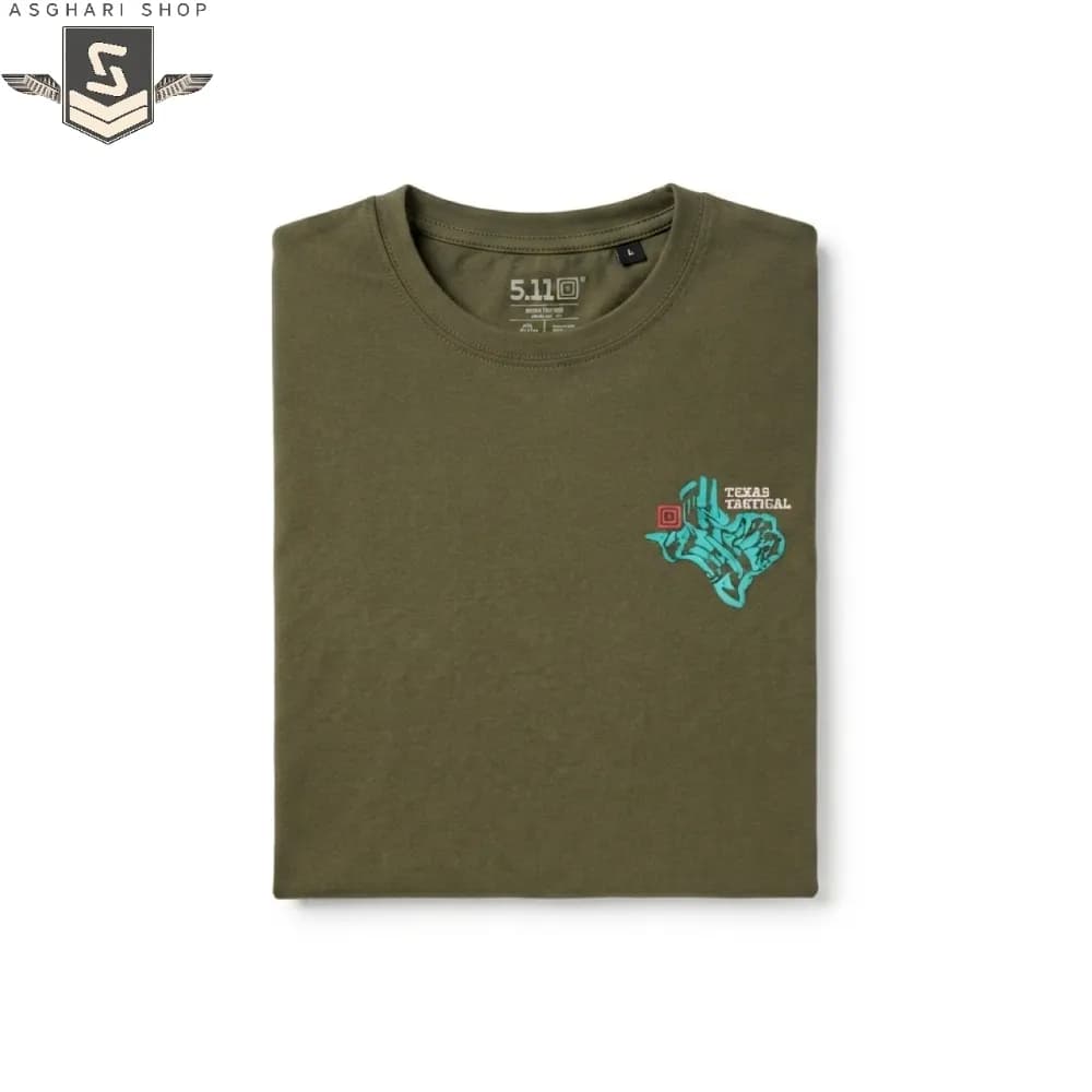 تیشرت تاکتیکال مردانه ۵.۱۱ مدل Texas Tactical — تصویر ۴