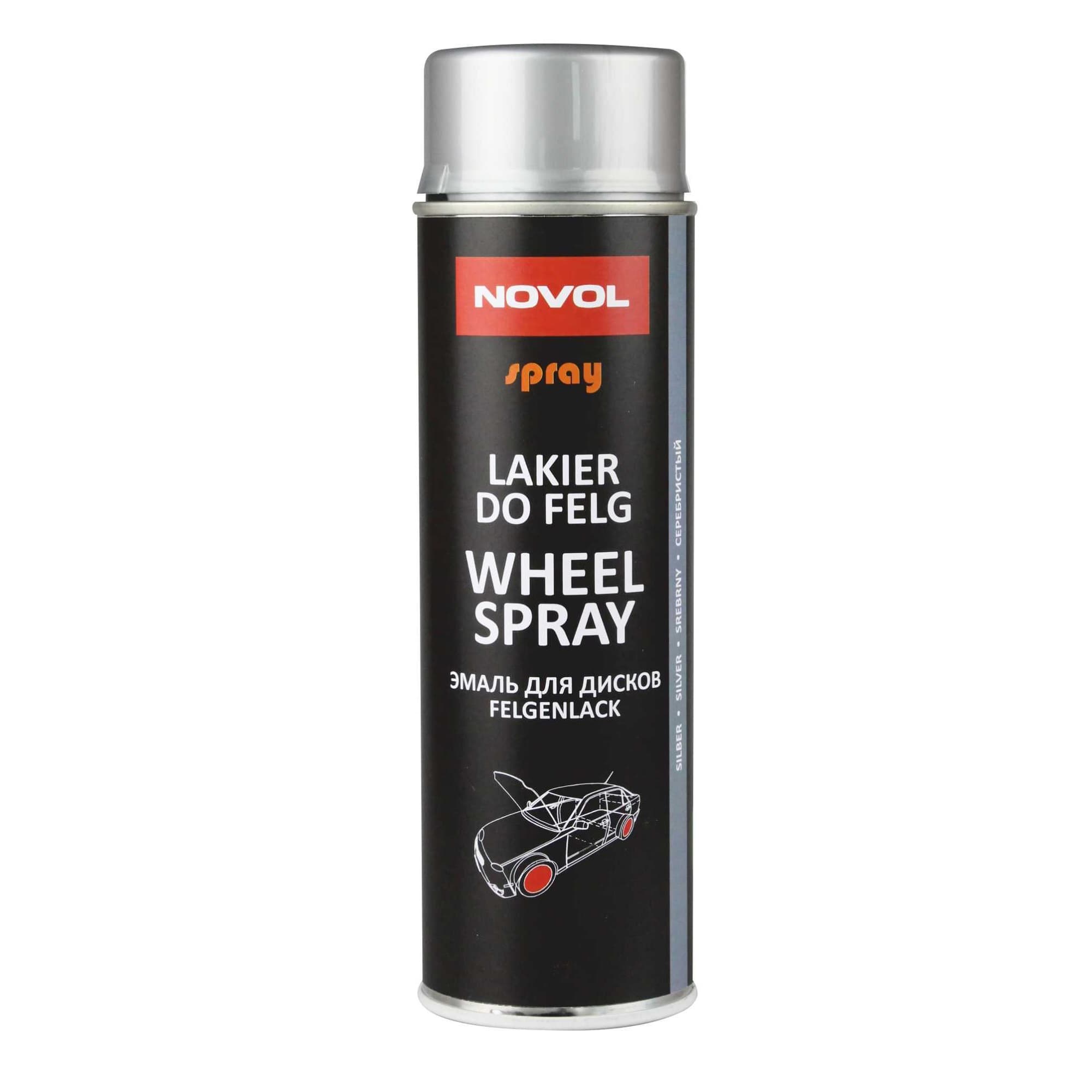 اسپری رنگ رینگ نقره ای نوول – NOVOL SPRAY WHEEL SPRAY SILVER