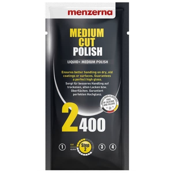 پولیش 20 میلی لیتر 2400 منزرنا- Menzerna Medium Cut Polish 2400 –