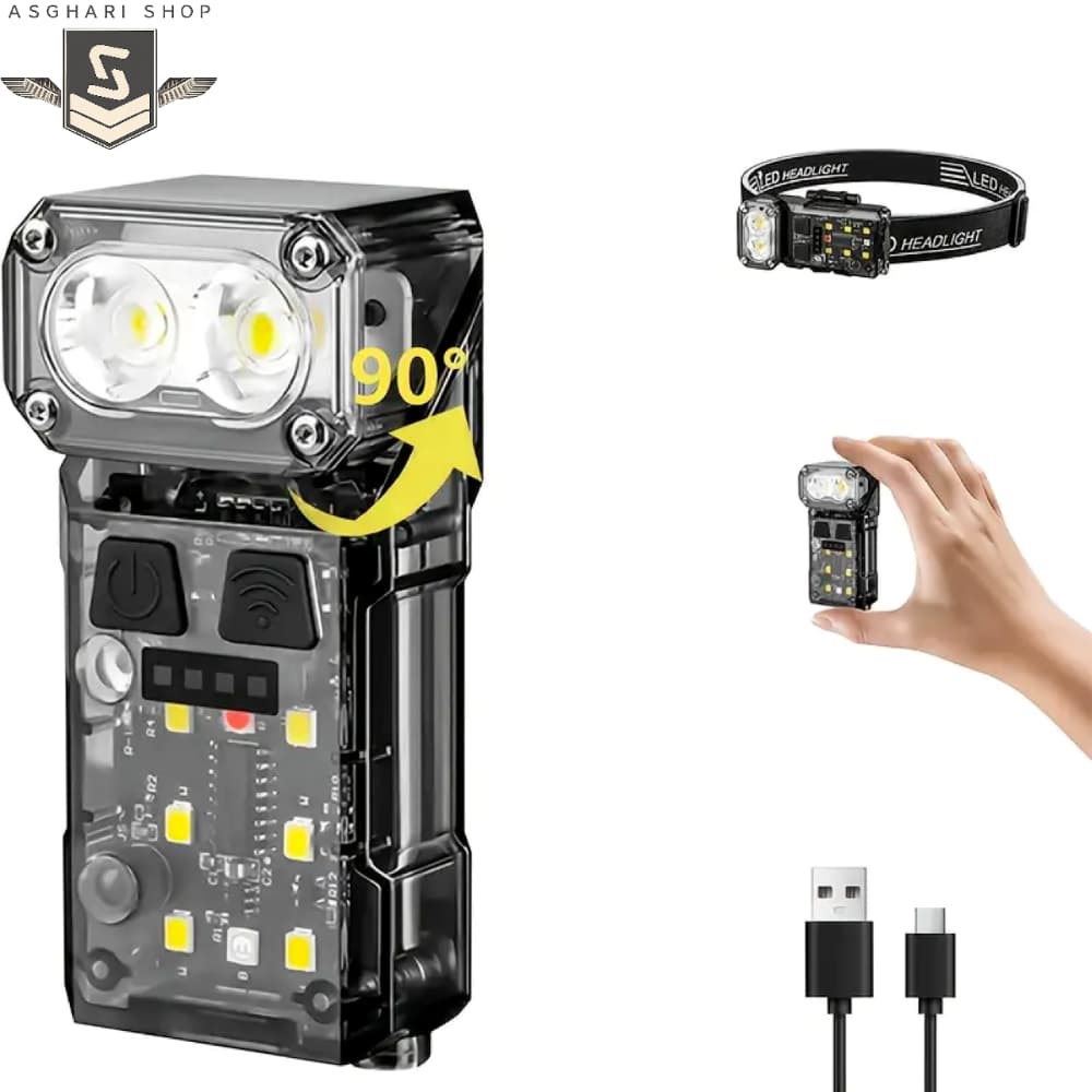 هدلایت مدل X-52 سنسور دار — تصویر ۷