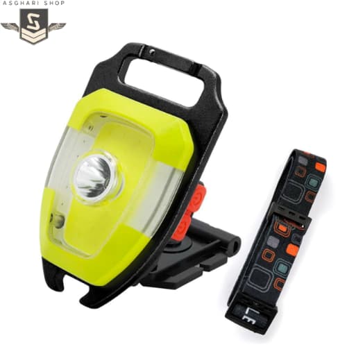 چراغ‌قوه و هدلایت چندکاره مدل Multifunction Portable Light