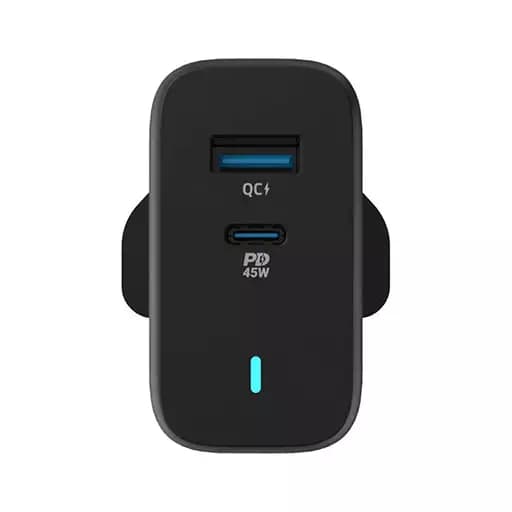 شارژر دیواری فست شارژ 63 وات پاورولوژی مدل PWCUQC004 — تصویر ۳