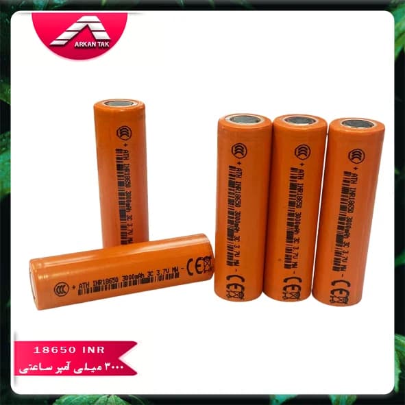 باتری شارژی 18650 INR سرتخت لیتیوم یون — تصویر ۲