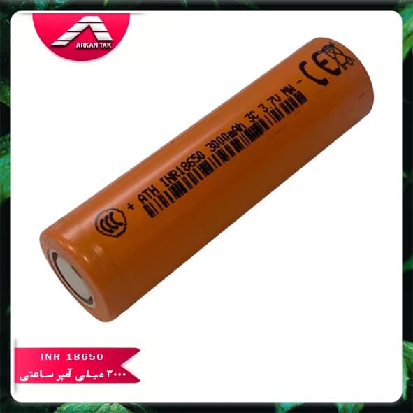 باتری شارژی 18650 INR سرتخت لیتیوم یون — تصویر ۳