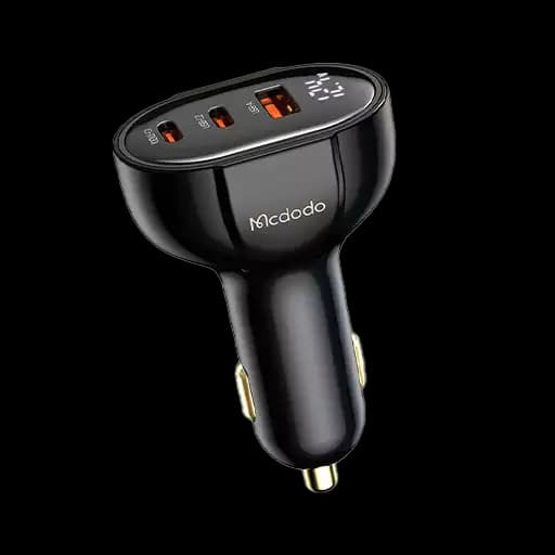 شارژر فندکی 3 پورت 128 وات مک دودو مدل CC-4450