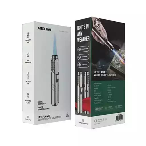 فندک اتمی ضد باد گرین لاین jet flame مدل gnjtflmwplsl — تصویر ۴