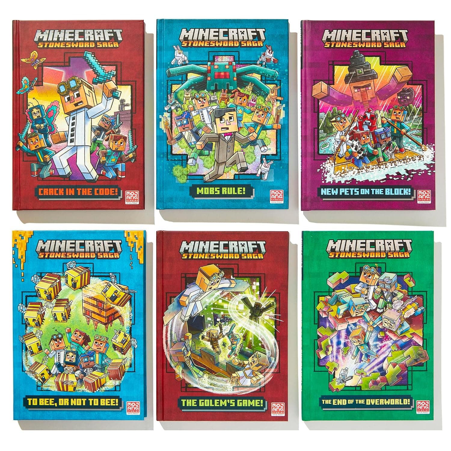 پک Minecraft Stonesword Saga Books 1-6 مجموعه 6 جلدی حماسه شمشیر سنگی ماینکرفت — تصویر ۳