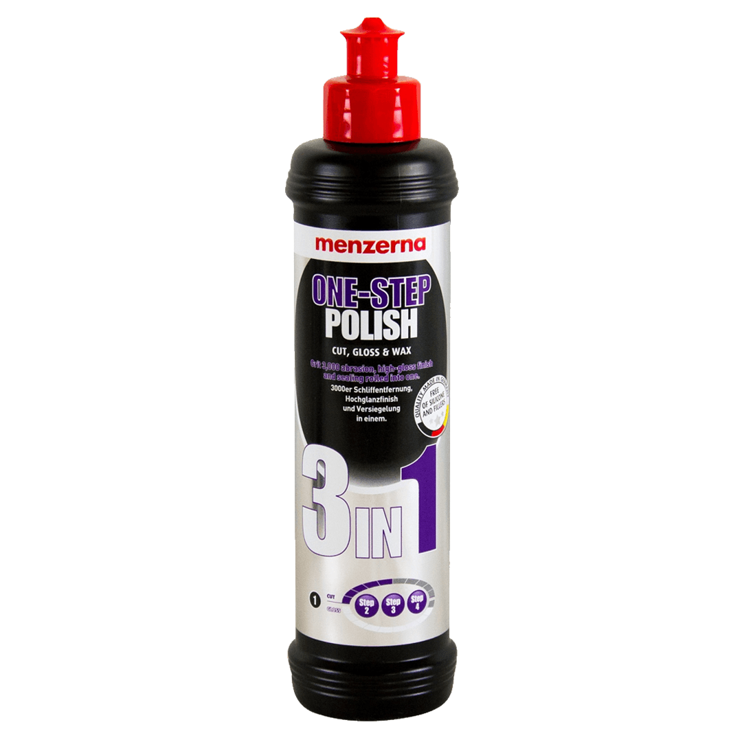 پولیش واکس 250 میلی لیتری منزرنا Menzerna One-Step Polish : Cut, Gloss & Wax – 3 in 1