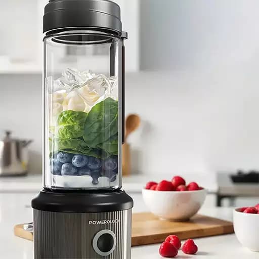 مخلوط کن شارژی قابل حمل پاورولوژی مدل psm013 — تصویر ۳