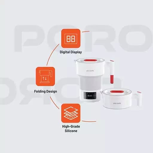 کتری جمع شونده مسافرتی پرودو مدل PD-KTLD8550W-WH — تصویر ۳