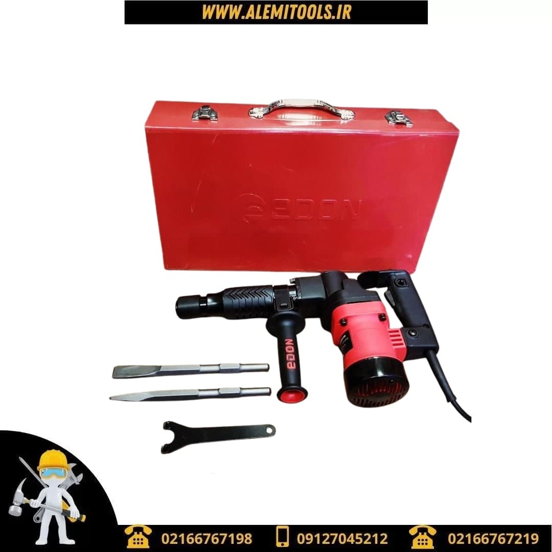 چکش تخریب 7 کیلویی 810 جعبه فلزی EDON مدل 810