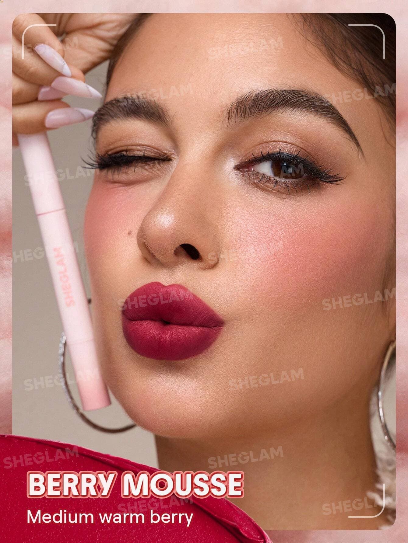 رژ لب مارشمالو شیگلم Marshmallow | رنگ 331 Berry Mousse — تصویر ۳