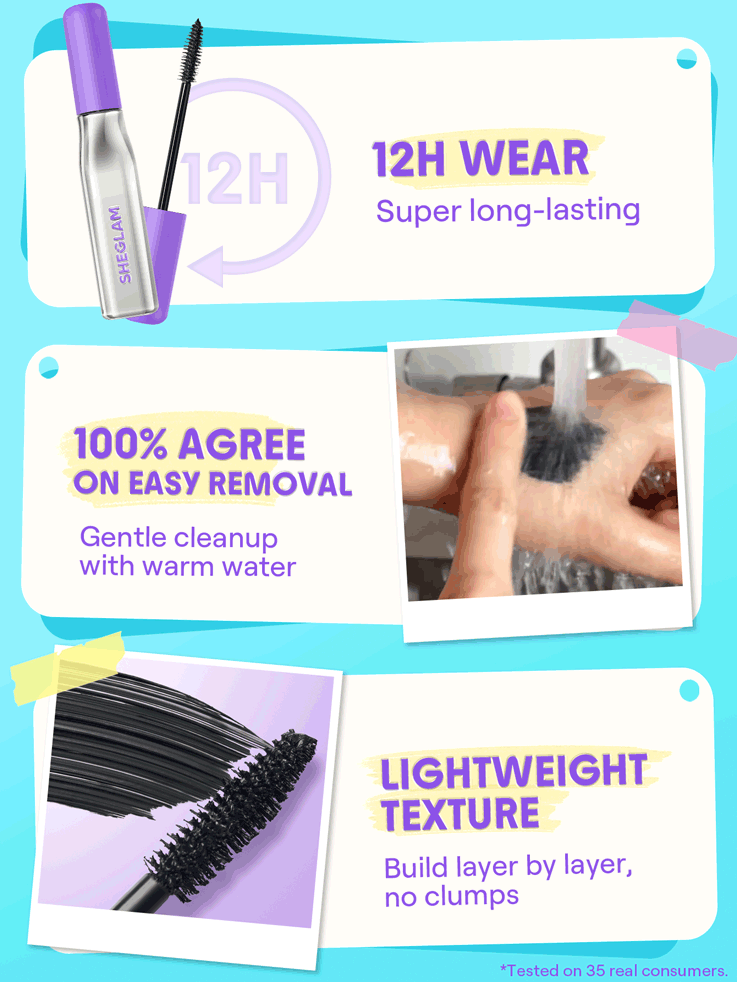 ریمل مگا بوست شیگلم | SHEGLAM Mega Boost Mascara — تصویر ۳