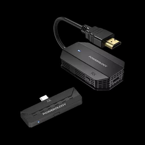 دانگل انتقال تصویر بی سیم HDMI به پورت تایپ سی پاورولوژی مدل PHDMACBK