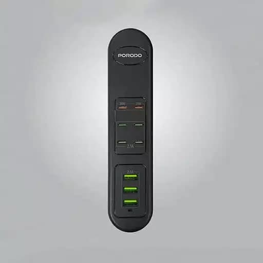 هاب شارژ مولتی پورت ۵۰ وات پرودو مدل PD-FWCH032-BK — تصویر ۸