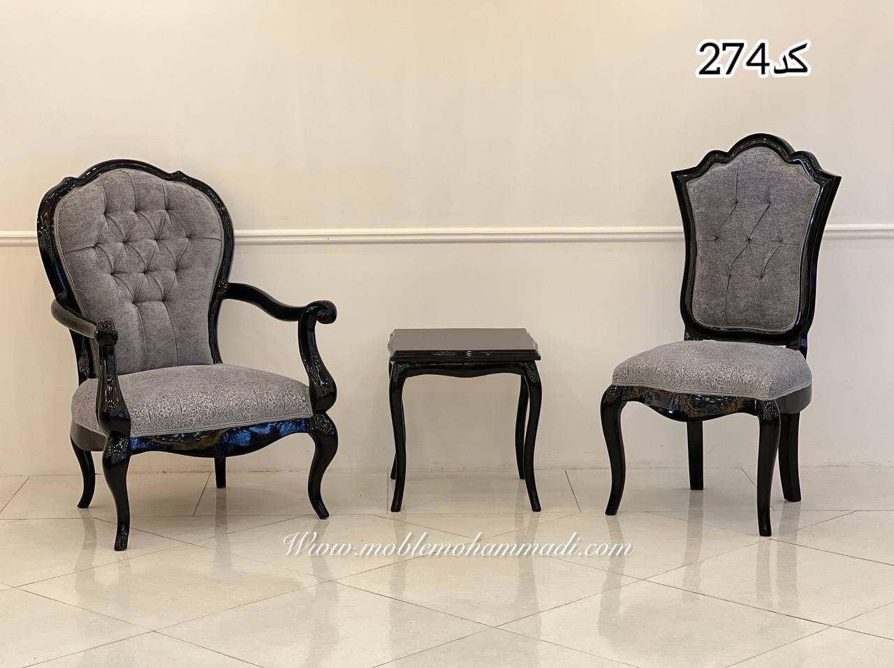 مبل کلاسیک ست 7 نفره کد 274 — تصویر ۴