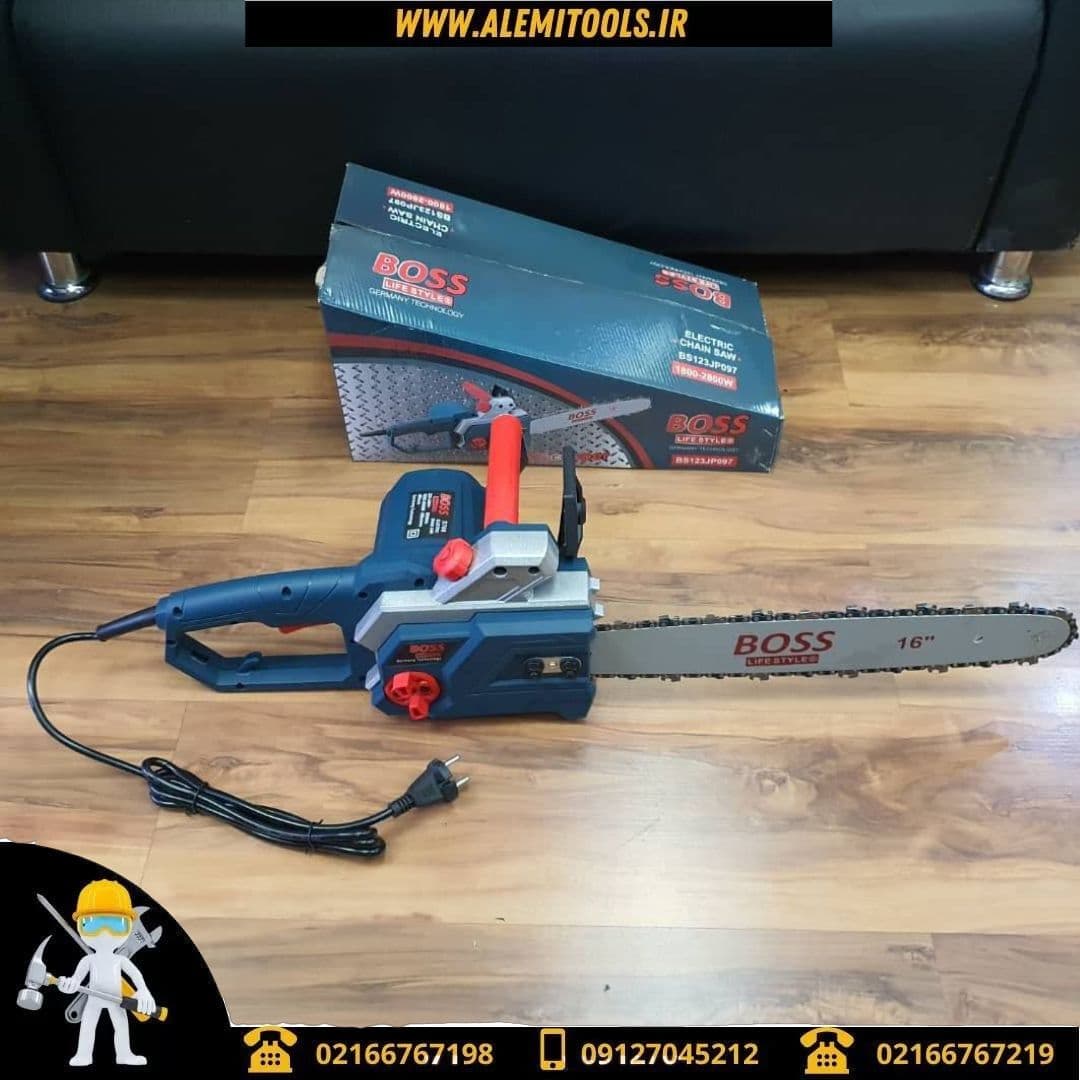 اره برقی زنجیری ۴۰ سانت باس مدل BS123JP097
