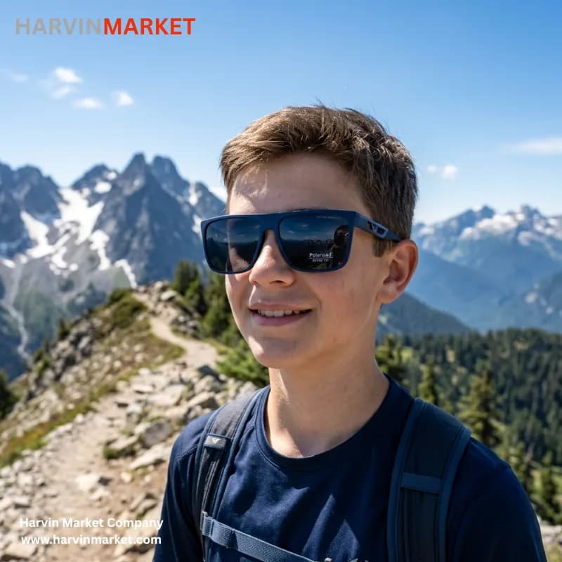 عینک آفتابی مردانه اسپرت Polarized مدل P3001 — تصویر ۴