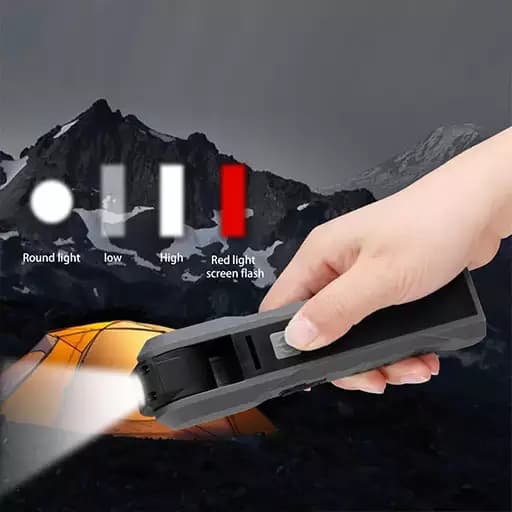 چراغ قوه دو کاره مگنتی تاشو پرودو مدل PD-LS5WFLS — تصویر ۳