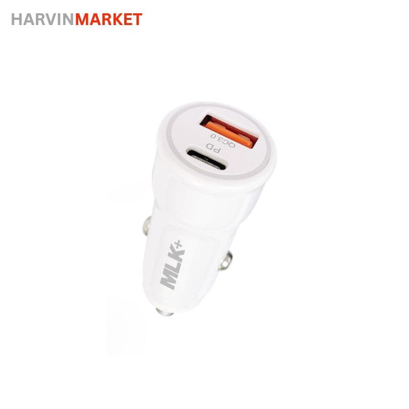 شارژر فندکی فست شارژ مدل K-C21 دو پورت — تصویر ۳