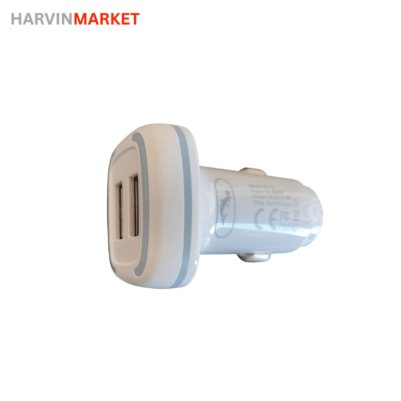 شارژر فندکی دو پورت USB فست شارژ مدل SZ18 — تصویر ۲