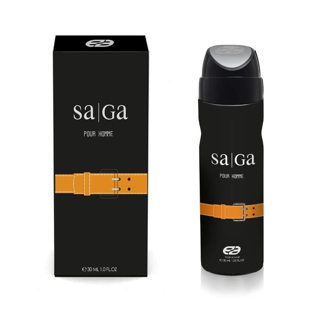 عطر جیبی امپر مردانه SAGA | حجم 30 میل