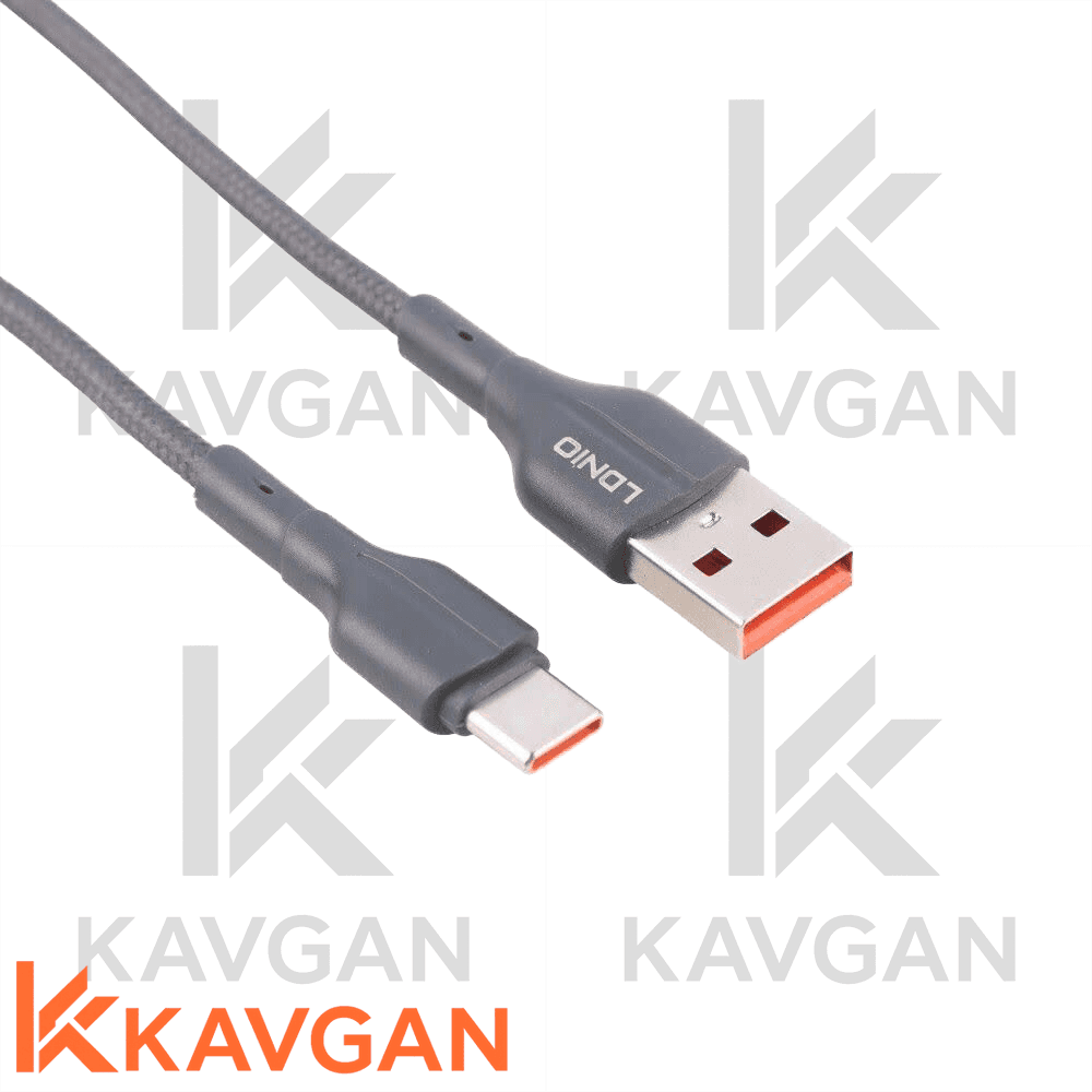 کابل تبدیل USB به Type-C الدینیو مدل LS851 25w — تصویر ۳