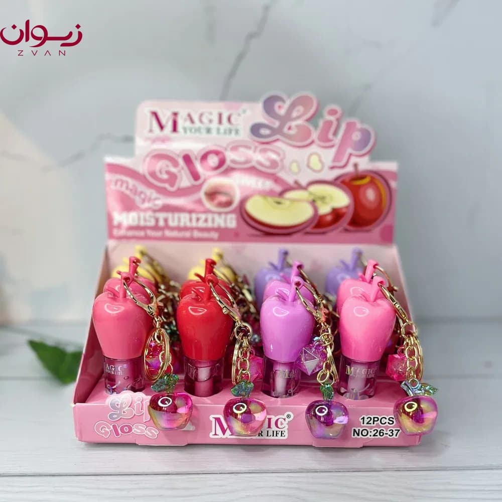 لیپ گلاس طرح سیب مجیک MAGIC – کد 2637 — تصویر ۶