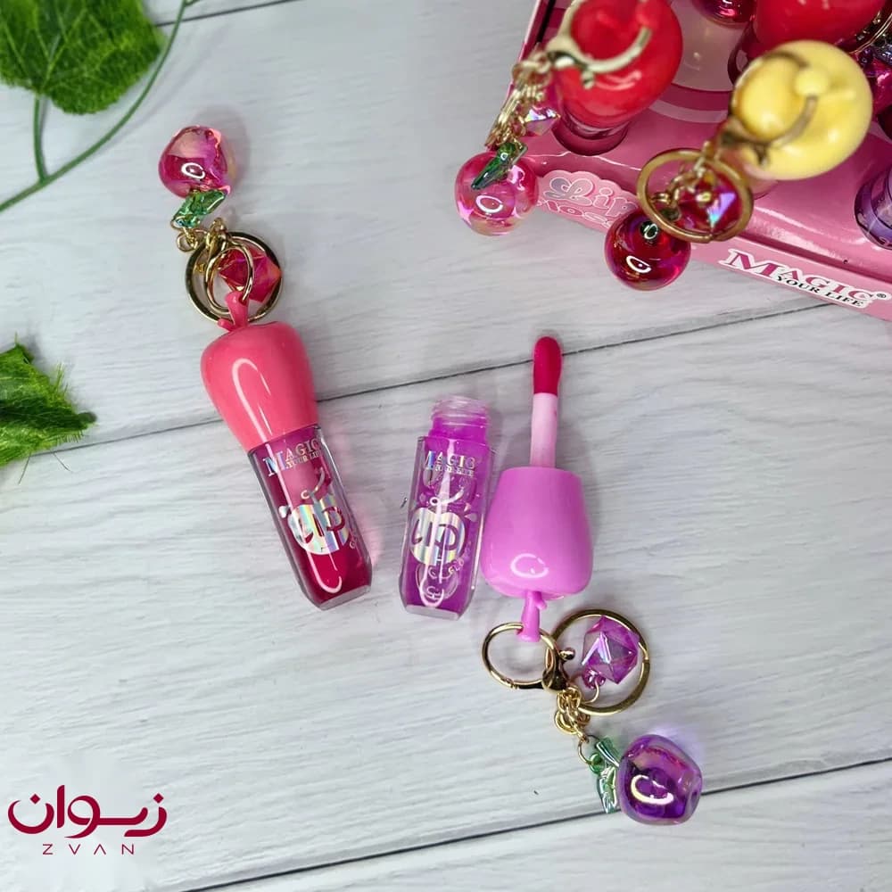 لیپ گلاس طرح سیب مجیک MAGIC – کد 2637 — تصویر ۵