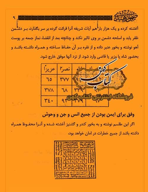 دانلود کتاب صمور هندی کنز الذهب — تصویر ۲