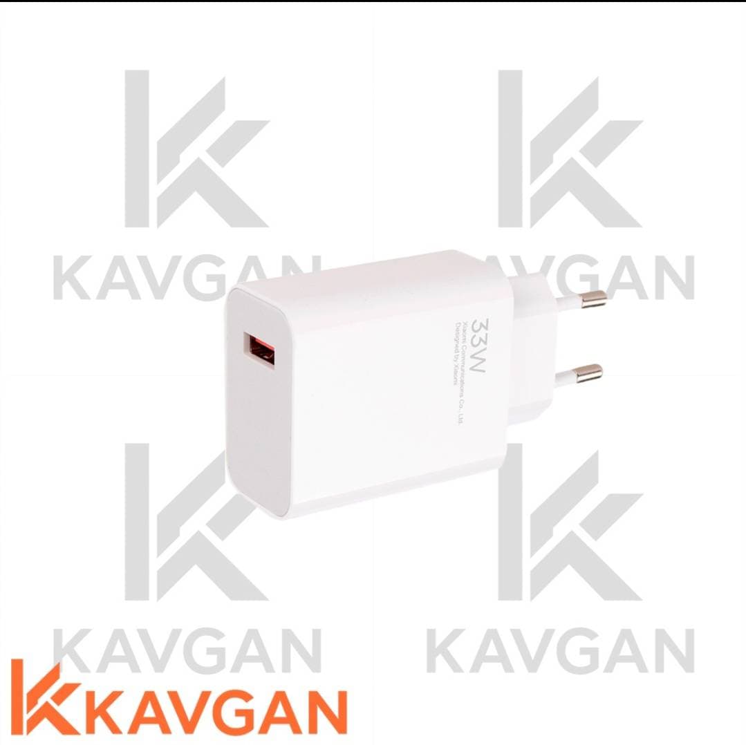 شارژر دیواری 33 وات شیائومی دوپین به همراه کابل